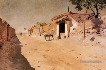 Espagnol Village William Merritt Chase Peinture à l'huile